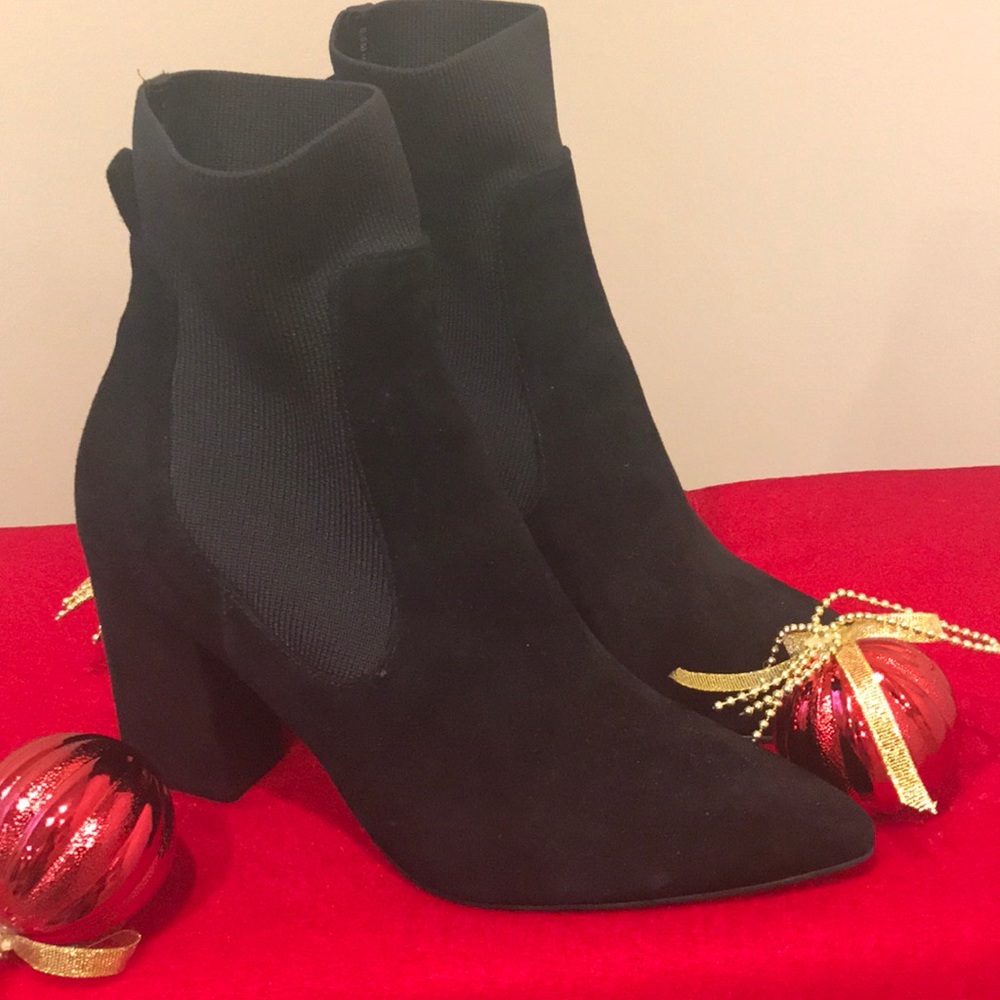 Women’s Black Booties , 8.5